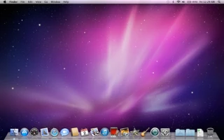 A screenshot of Mac OS X Leopard.