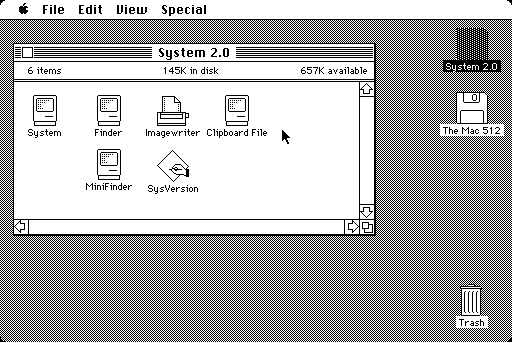 A screenshot of System 2's User Interface