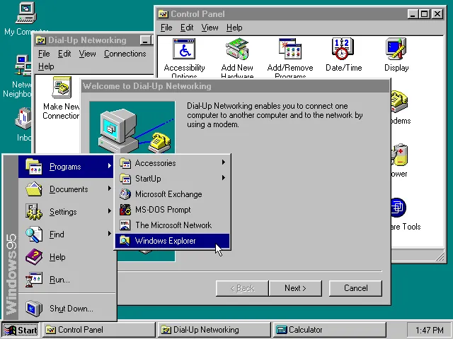 Windows 95 screenshot