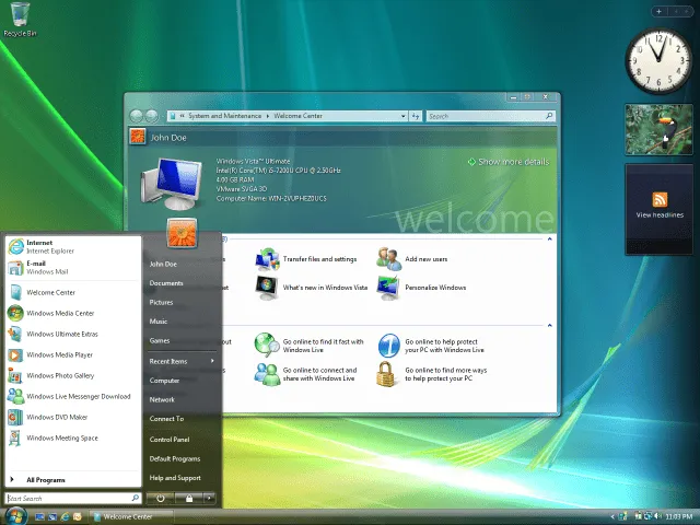 Windows Vista screenshot