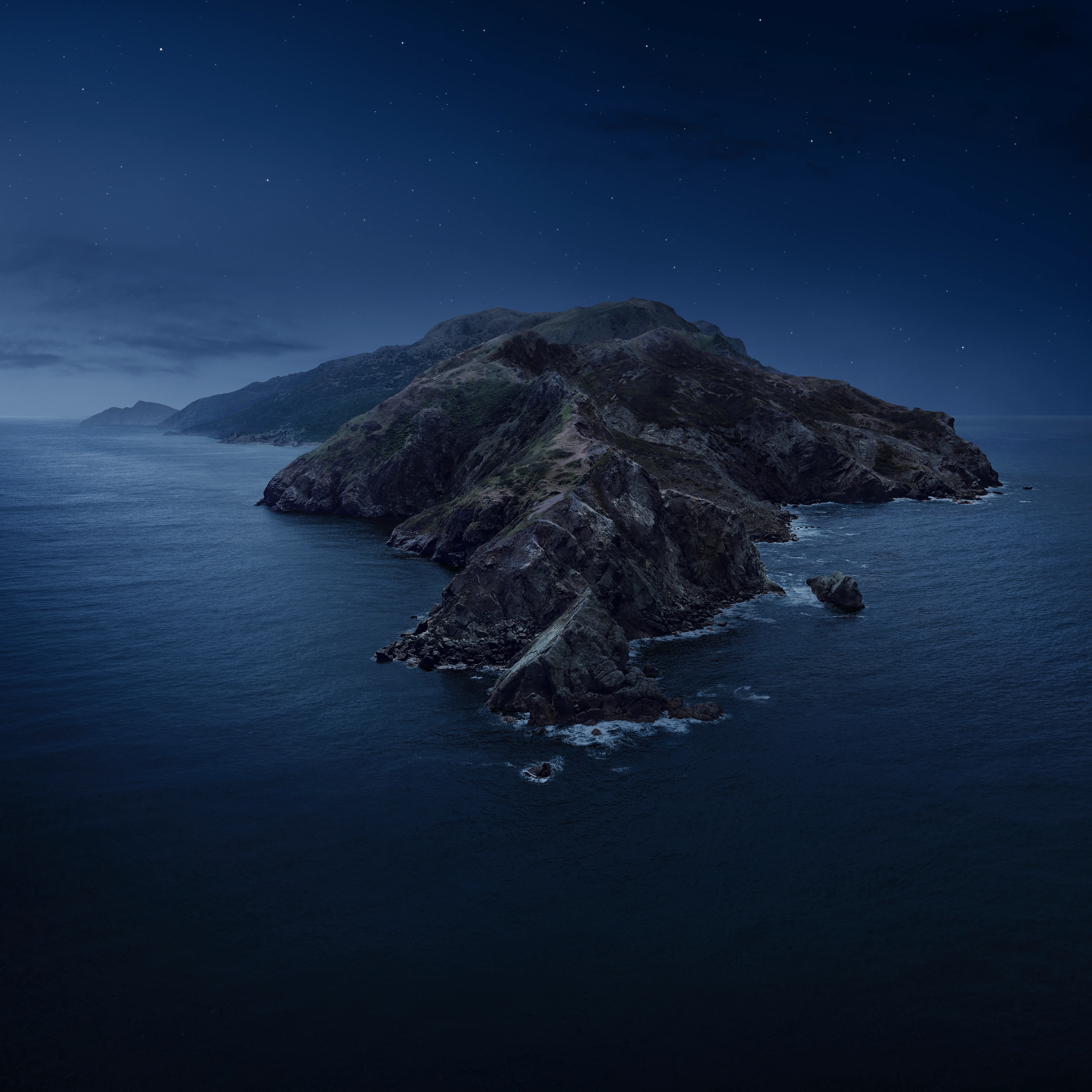 macOS Catalina nighttime wallpaper