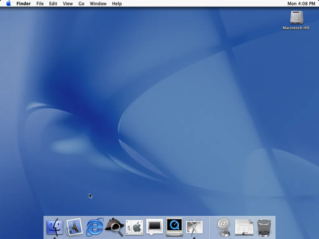 Mac OS X 10.0 screenshot