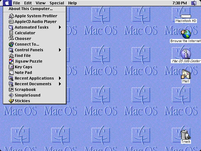 Mac OS 8.1 screenshot
