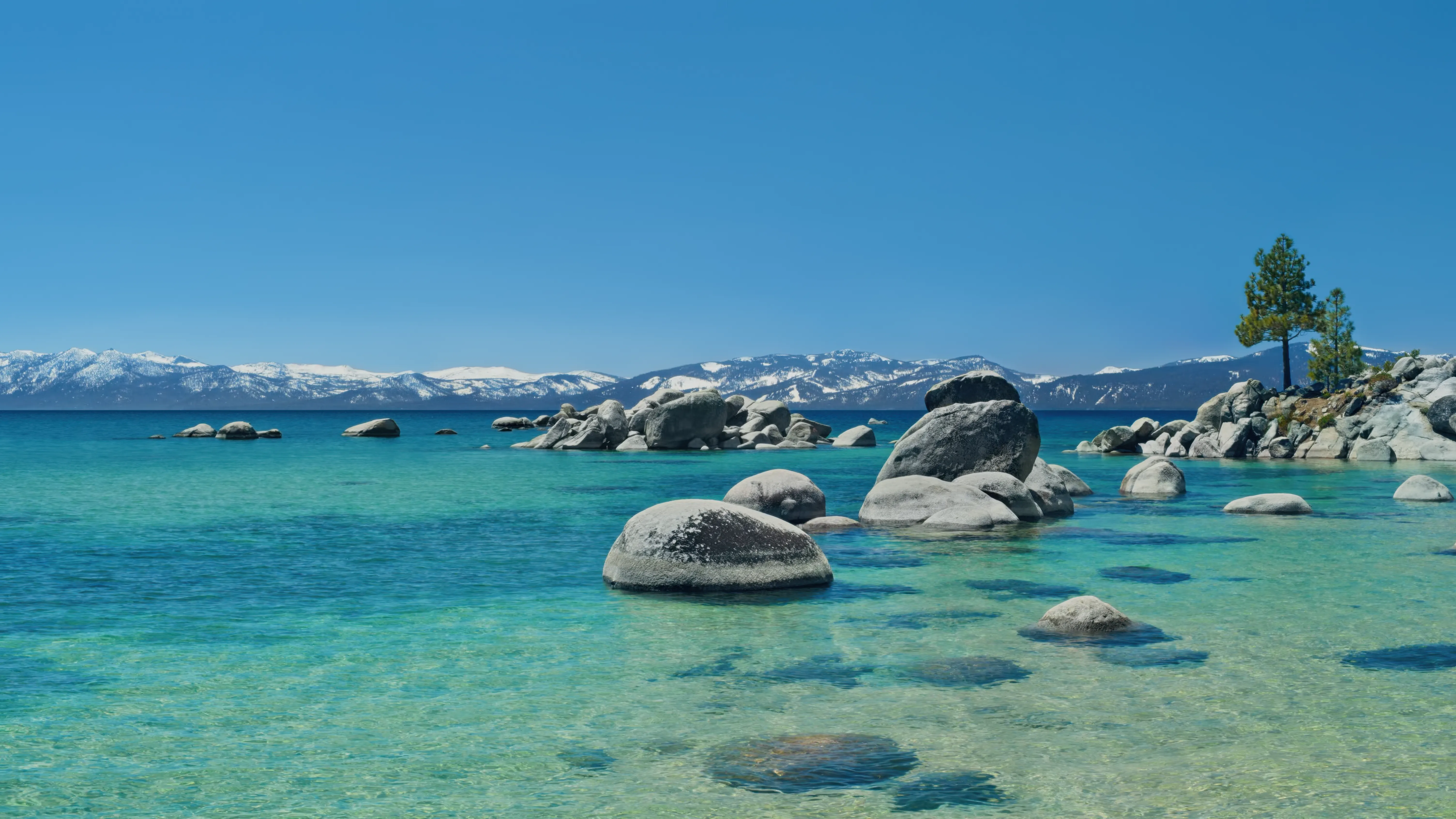 Tahoe beach in daytime