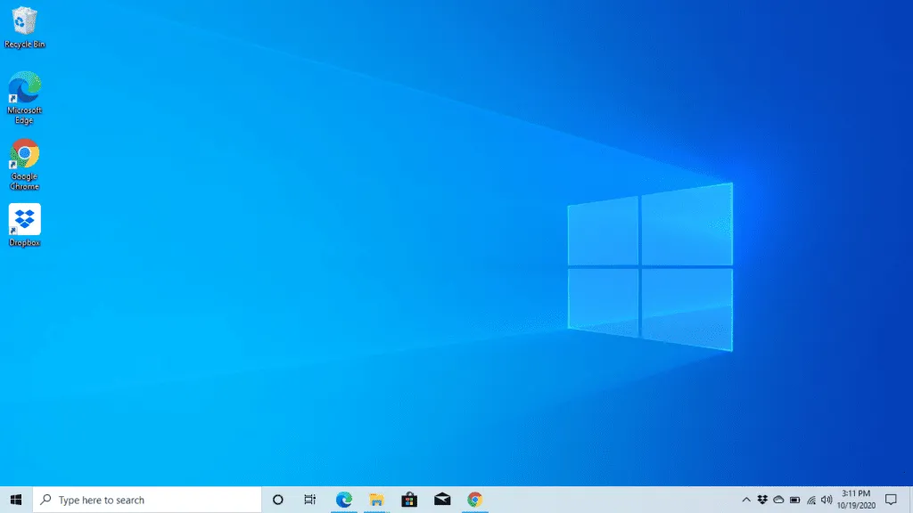 Windows 10 screenshot